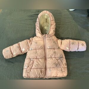 GAP Cream and Pink Toddler Jacket